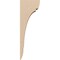 Ekena Millwork 3"W x 6"D x 18"H Thin Olympic Rough Cedar Woodgrain TimberThane Corbel, Primed Tan CORUR03X06X18OLYRCPR - alternate 3